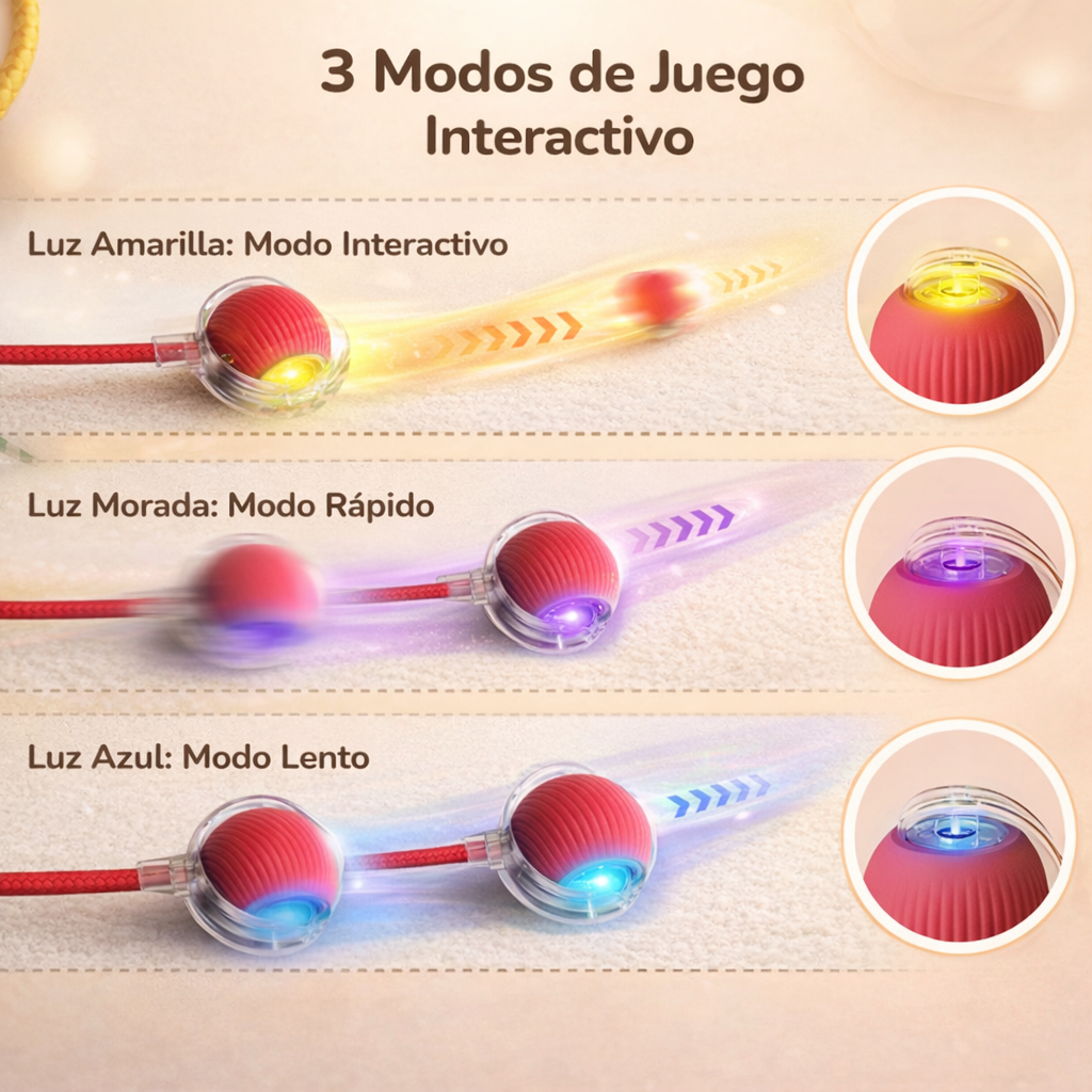 ZoomiPet™ - Pelota Interactiva para Mascotas